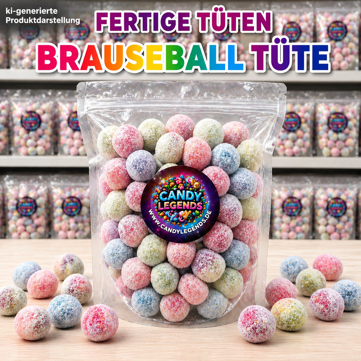 Brauseball Tüte (500g | 1000g | 2000g)