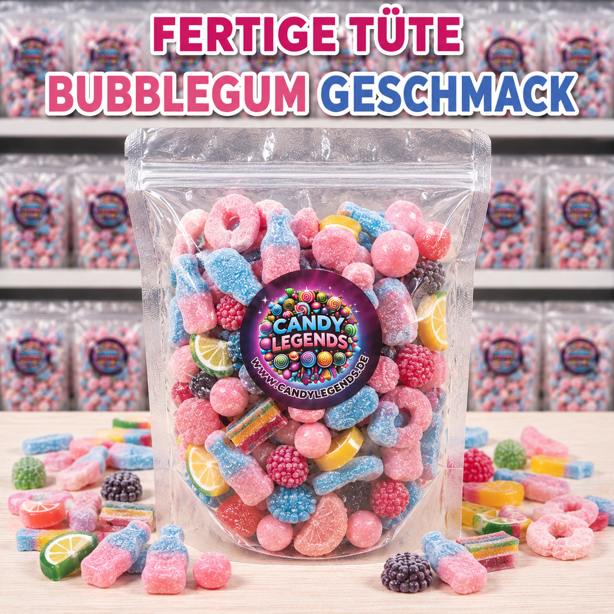 Bubblegum Taste Tüte (500g | 1000g | 2000g)