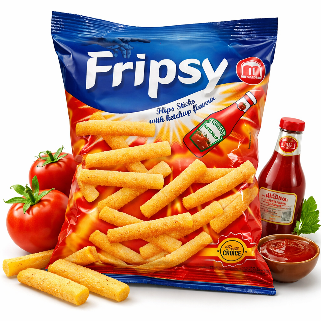 Fripsy - Flips Sticks Ketchup 40g (halal)(Mazedonien)