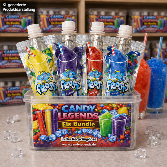 Frosty Slush Eis Bundle 600g (4 Sorten)♻️