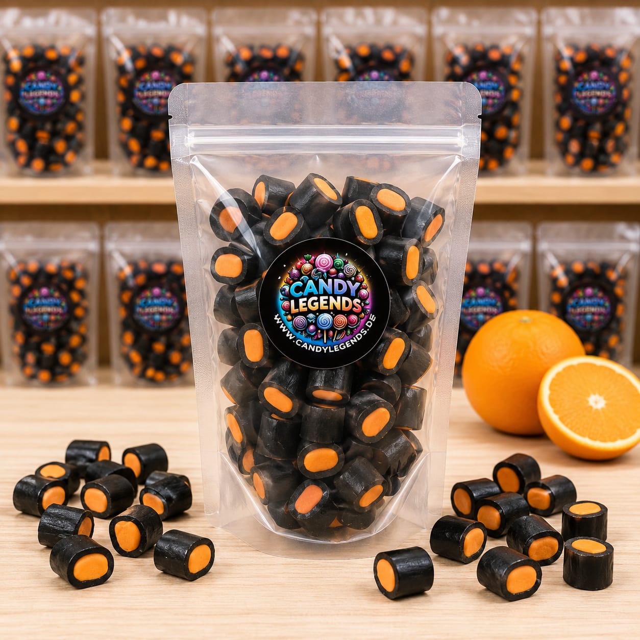 Lakritztubes Orange 300g Einzelsorte
