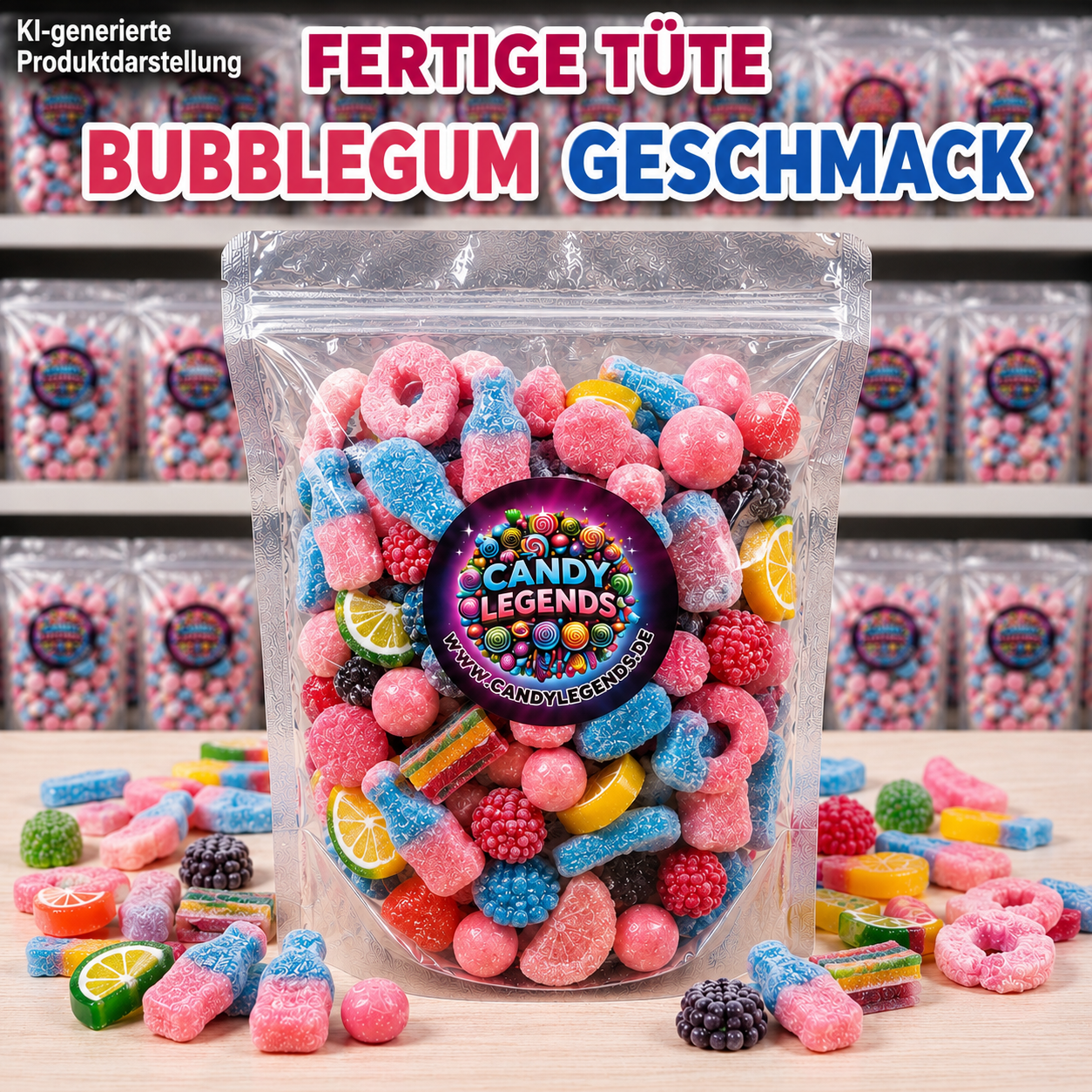 Bubblegum Taste Tüte (500g | 1000g | 2000g)