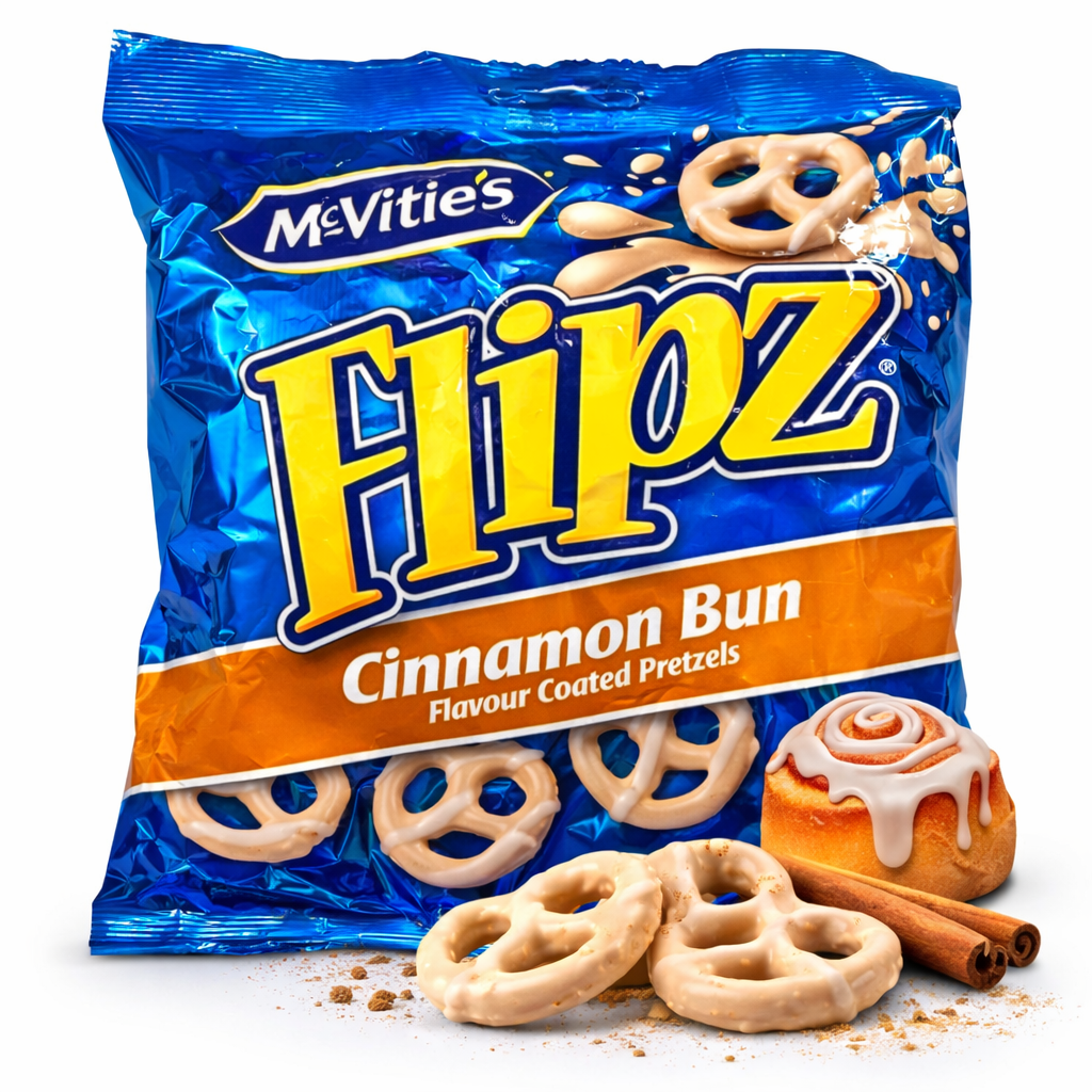 McVitie's Flipz Cinnamon Bun Pretzels 120g