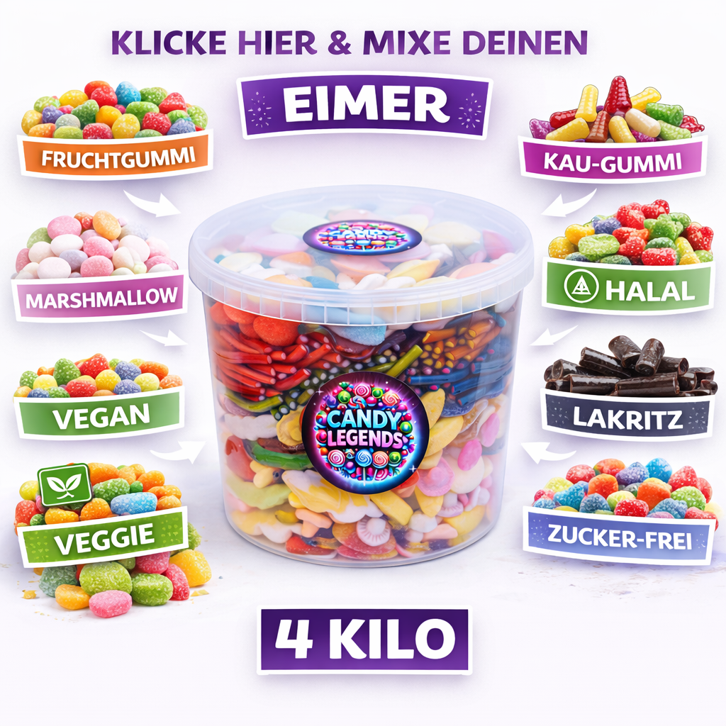 Halal CandyBucket 4Kg